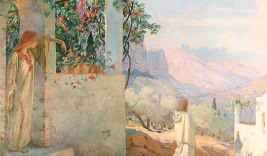 First meeting of Christ and Saint Mary Magdalene