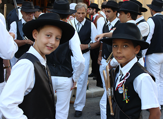 boys in training