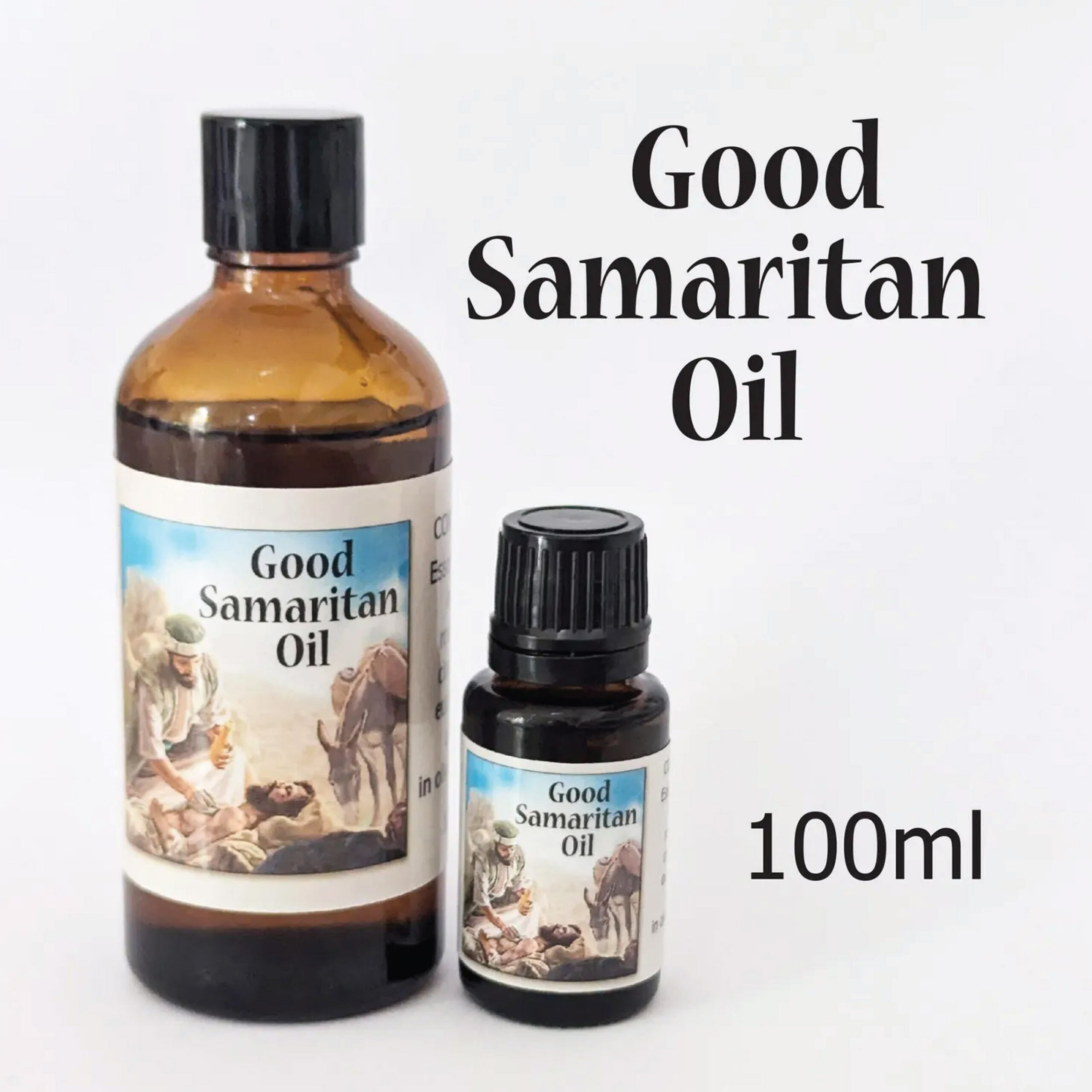 Good Samaritan oil bottle